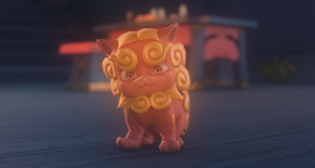 Hogo-sama An image of a Komainu minion.